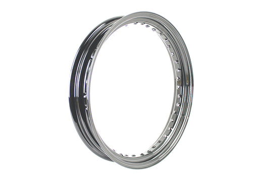 HARLEY 19 inch x 3.0 inch Drop Center Steel Rim Black Fits 0-  All, models for front application
