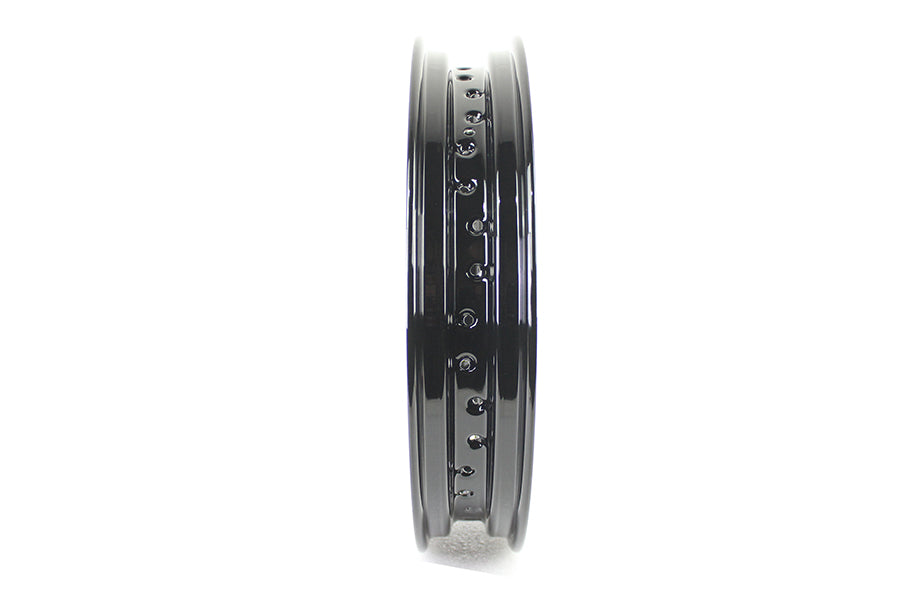 HARLEY 19 inch x 3.0 inch Drop Center Steel Rim Black Fits 0-  All, models for front application