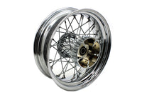 HARLEY 16 inch x 5.00 inch Replica Rear Spoke Wheel fits 2009-UP FLT,