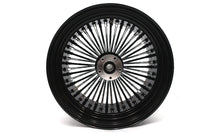 HARLEY 18 inch x 10.5 inch King Spoke Rear Wheel Black Fits 0-  Custom, Application