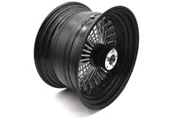 HARLEY 18 inch x 10.5 inch King Spoke Rear Wheel Black Fits 0-  Custom, Application