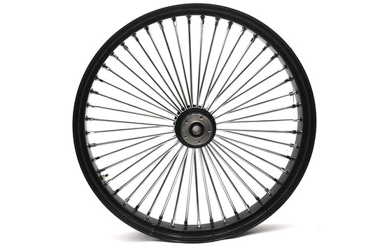 HARLEY 30 inch x 4.0 inch King Spoke Front Wheel Black Fits 0-  Custom, Application