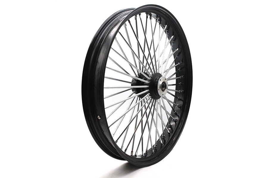 HARLEY 30 inch x 4.0 inch King Spoke Front Wheel Black Fits 0-  Custom, Application