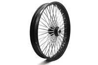 HARLEY 30 inch x 4.0 inch King Spoke Front Wheel Black Fits 0-  Custom, Application