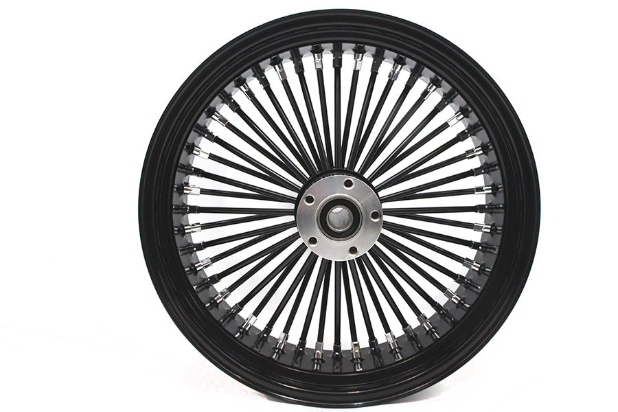 HARLEY 18 inch x 5.5 inch King Spoke Rear Wheel Black Fits 0-  Custom, application