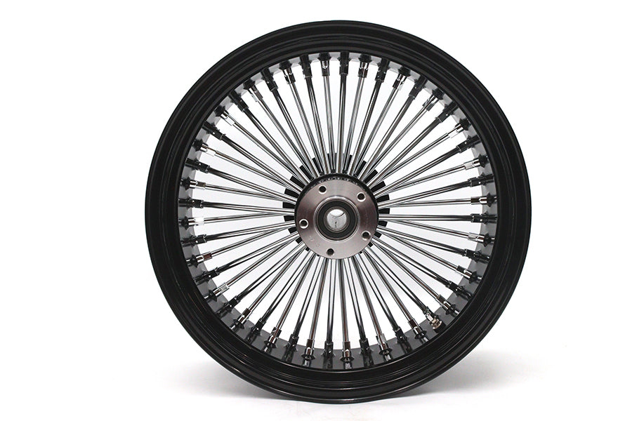 HARLEY 18 inch x 5.5 inch King Spoke Rear Wheel Black Fits 0-  Custom, Application