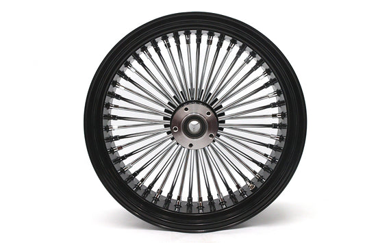 HARLEY 18 inch x 5.5 inch King Spoke Rear Wheel Black Fits 0-  Custom, Application