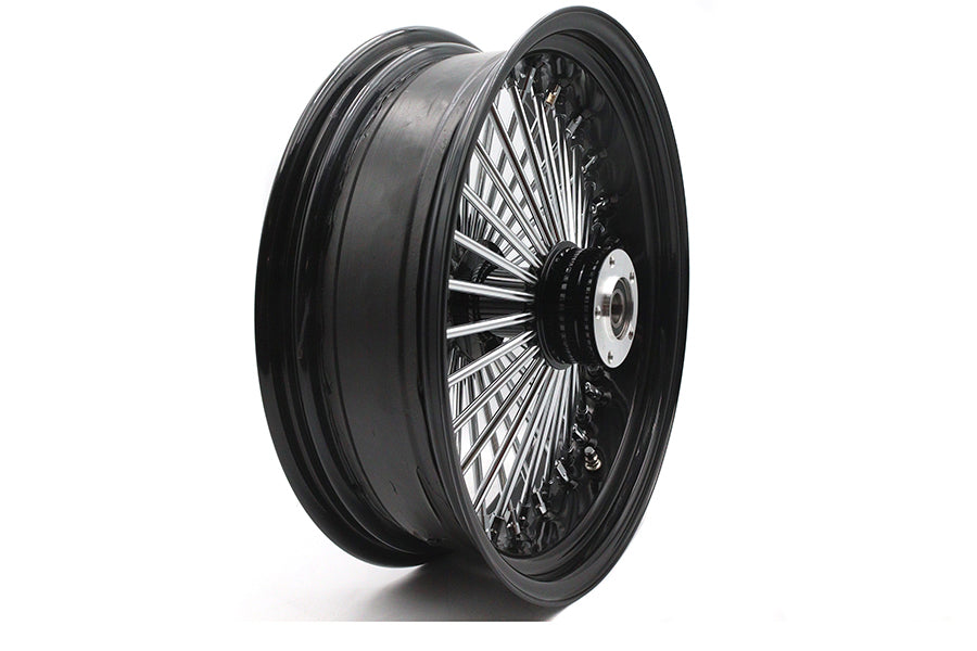 HARLEY 18 inch x 5.5 inch King Spoke Rear Wheel Black Fits 0-  Custom, Application