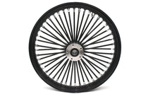 HARLEY 21 inch x 2.15 inch King Spoke Front Wheel Black Fits 0-  Custom, Application