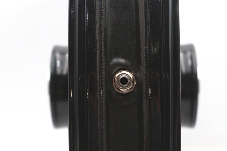 HARLEY 21 inch x 2.15 inch King Spoke Front Wheel Black Fits 0-  Custom, Application