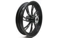 HARLEY 18 inch x 3.5 inch Vortex Front Wheel Black Cut Fits 0-  Custom, application