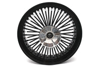 HARLEY 18 inch x 5.5 inch King Spoke Rear Wheel Black Fits 0-  Custom, Application
