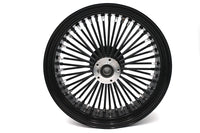 HARLEY 18 inch x 5.5 inch King Spoke Rear Wheel Black Fits 0-  Custom, Application