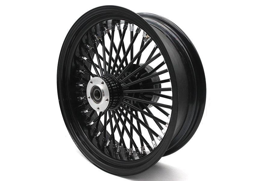 HARLEY 18 inch x 5.5 inch King Spoke Rear Wheel Black Fits 0-  Custom, Application