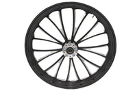 HARLEY 23 inch x 3.5 inch Manhattan Front Wheel Black Cut Fits 0-  Custom, Application