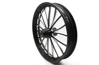 HARLEY 23 inch x 3.5 inch Manhattan Front Wheel Black Cut Fits 0-  Custom, Application