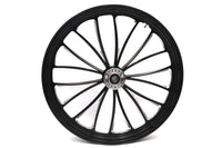 HARLEY 26 inch x 3.5 inch Manhattan Front Wheel Black Cut Fits 0-  Custom, Application