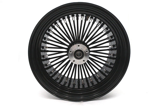 HARLEY 18 inch x 10.5 inch King Spoke Rear Wheel Black Fits 0-  Custom, Application