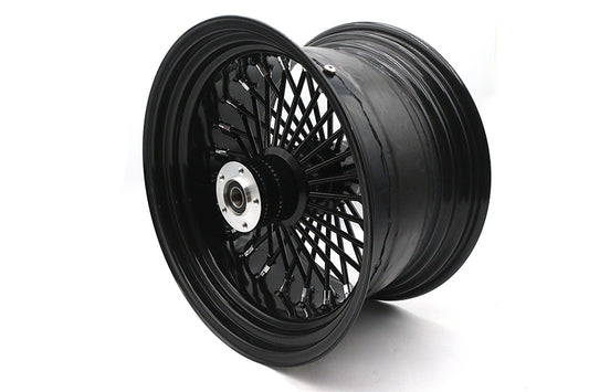 HARLEY 18 inch x 10.5 inch King Spoke Rear Wheel Black Fits 0-  Custom, Application