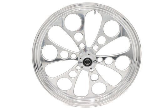 HARLEY 23 inch x 3.5 inch Kool Kat Front Wheel Polished Aluminum Fits 0-  Custom, Application