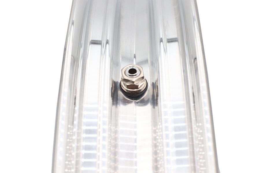 HARLEY 21 inch x 2.15 inch Manhattan Front Wheel Polished Aluminum Fits 0-  Custom, Application
