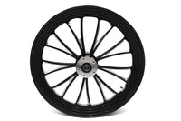 HARLEY 21 inch x 3.5 inch Manhattan Front Wheel Black Cut Fits 0-  Custom, Application