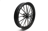 HARLEY 21 inch x 3.5 inch Manhattan Front Wheel Black Cut Fits 0-  Custom, Application