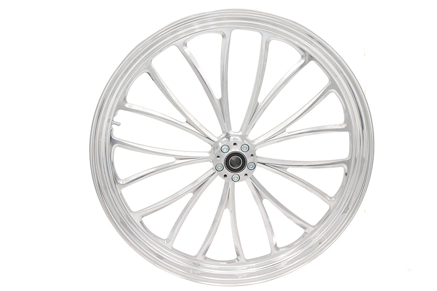 HARLEY 26 inch x 3.5 inch Manhattan Front Wheel Polished Fits 0-  Custom, Application