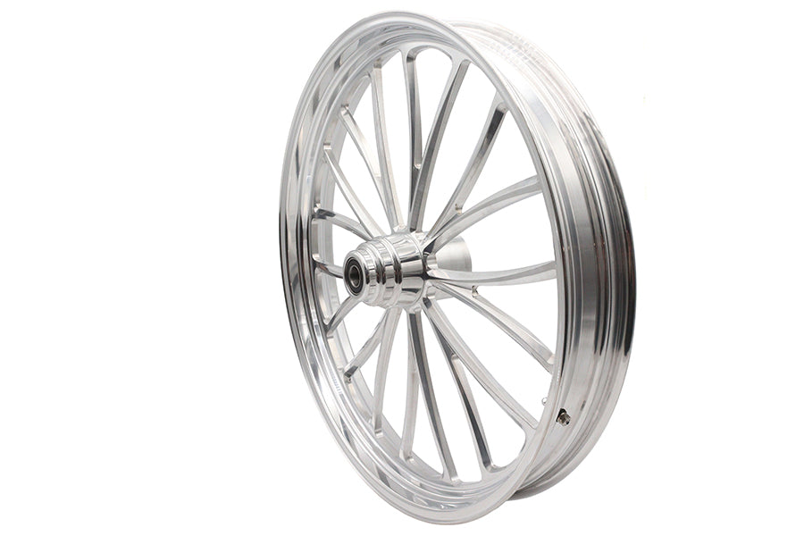 HARLEY 26 inch x 3.5 inch Manhattan Front Wheel Polished Fits 0-  Custom, Application