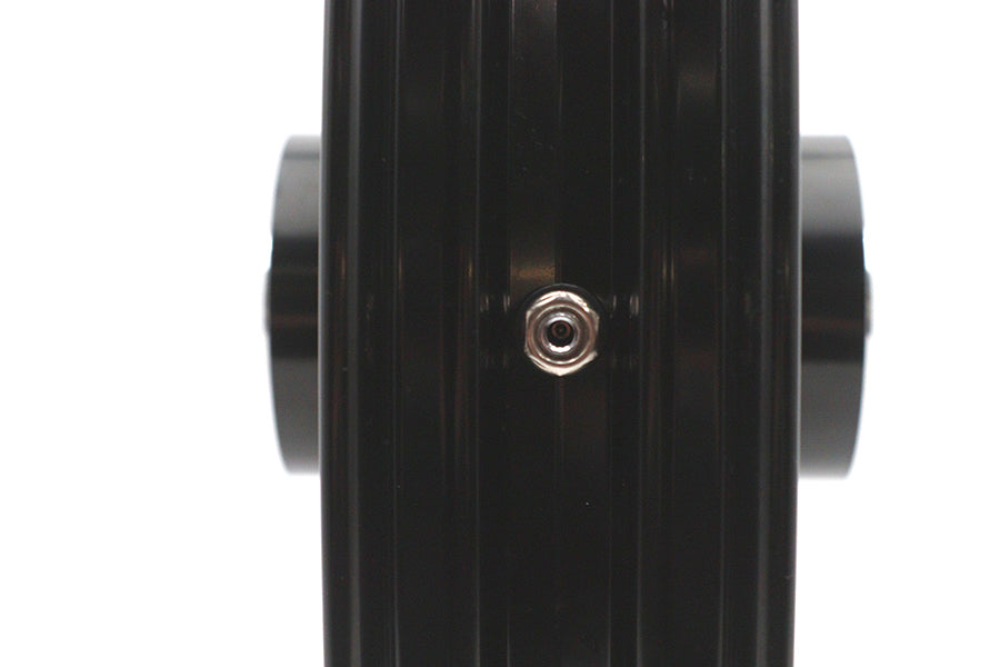 HARLEY 21 inch x 2.15 inch Manhattan Front Wheel Black Cut Fits 0-  Custom, Application