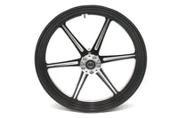 HARLEY 21 inch x 3.5 inch Revolver Front Wheel Black Cut Fits 0-  Custom, application