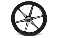 HARLEY 21 inch x 3.5 inch Revolver Front Wheel Black Cut Fits 0-  Custom, application