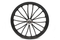 HARLEY 26 inch x 3.5 inch Manhattan Front Wheel Black Cut Fits 0-  Custom, Application