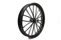 HARLEY 26 inch x 3.5 inch Manhattan Front Wheel Black Cut Fits 0-  Custom, Application