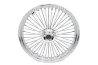 HARLEY 23 inch x 3.5 inch King Spoke Front Wheel Chrome Fits 0-  Custom, Application
