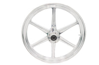 HARLEY 21 inch x 2.15 inch Revolver Front Wheel Polished Aluminum Fits 0-  Custom, Application