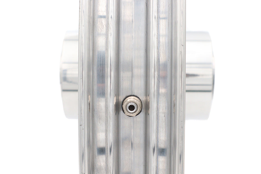 HARLEY 21 inch x 2.15 inch Revolver Front Wheel Polished Aluminum Fits 0-  Custom, Application