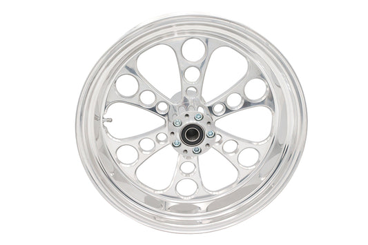HARLEY 18 inch x 5.5 inch Kool Kat Rear Wheel Polished Fits 0-  Custom, Application