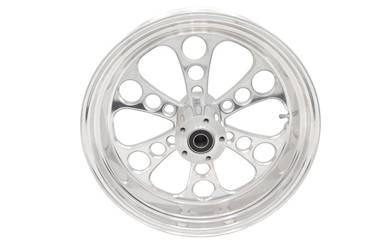 HARLEY 18 inch x 5.5 inch Kool Kat Rear Wheel Polished Fits 0-  Custom, Application