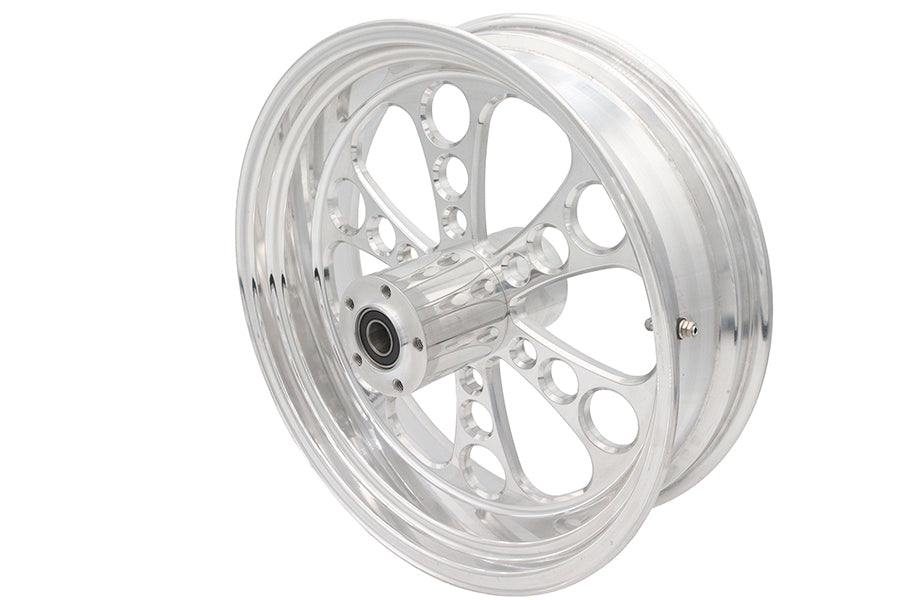 HARLEY 18 inch x 5.5 inch Kool Kat Rear Wheel Polished Fits 0-  Custom, Application