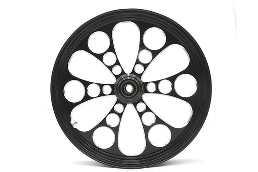HARLEY 21 inch x 2.15 inch Kool Kat Front Wheel Black Cut Fits 0-  Custom, Application
