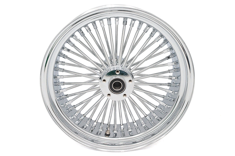 HARLEY 17 inch x 6.0 inch King Spoke Rear Wheel Chrome Fits 0-  Custom, Application