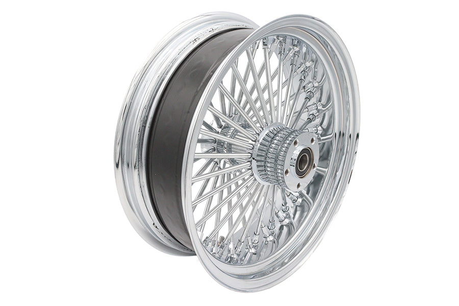 HARLEY 17 inch x 6.0 inch King Spoke Rear Wheel Chrome Fits 0-  Custom, Application