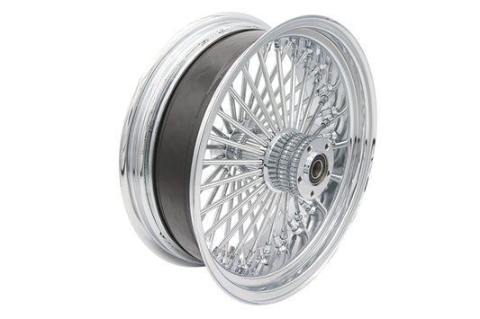 HARLEY 17 inch x 6.0 inch King Spoke Rear Wheel Chrome Fits 0-  Custom, Application