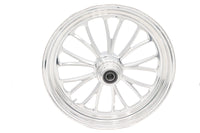 HARLEY 18 inch x 3.5 inch Manhattan Front Wheel Polished Aluminum Fits 0-  Custom, Application