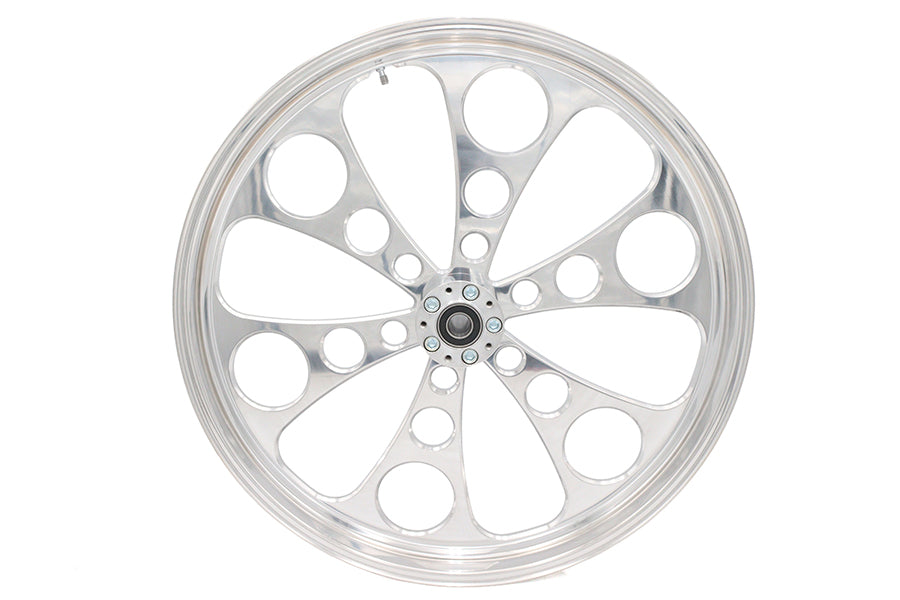 HARLEY 26 inch x 3.5 inch Kool Kat Front Wheel Polished Fits 0-  Custom, Application