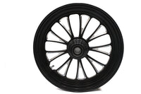 HARLEY 16 inch x 3.5 inch Manhattan Front Wheel Black Cut Fits 0-  Custom, Application