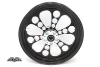 HARLEY 16 inch x 3.5 inch Kool Kat Front Wheel Black Cut Fits 0-  Custom, Application