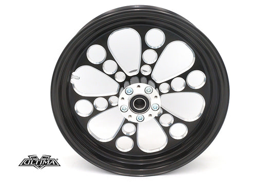 HARLEY 16 inch x 3.5 inch Kool Kat Front Wheel Black Cut Fits 0-  Custom, Application