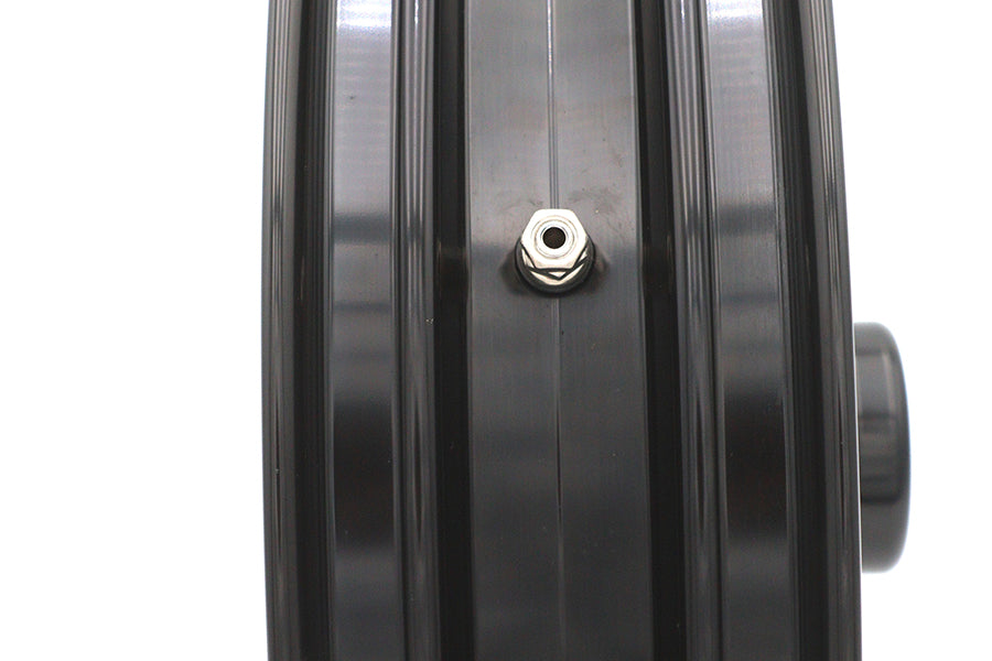 HARLEY 16 inch x 3.5 inch Kool Kat Front Wheel Black Cut Fits 0-  Custom, Application